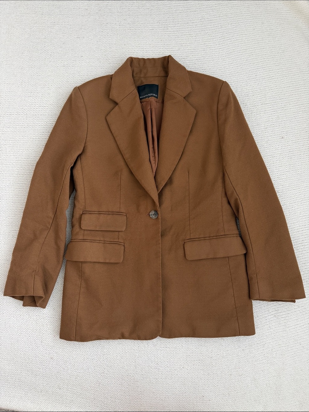Banana Republic 100% Wool Blazer Brown Size Small